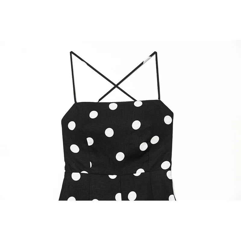 Summer Polka Dot Maxi Dresses