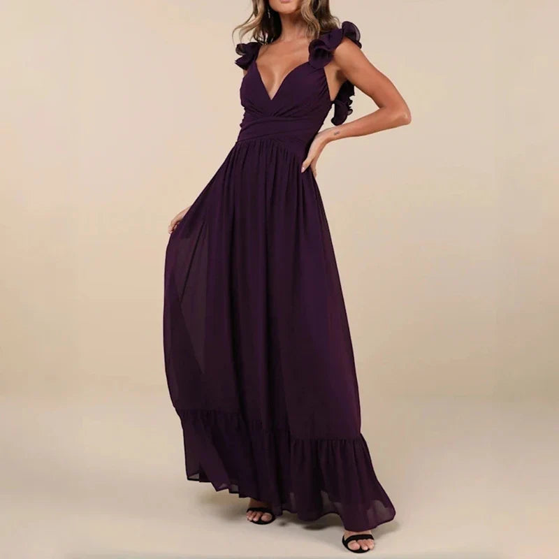 Backless Bandage Casual Dresses