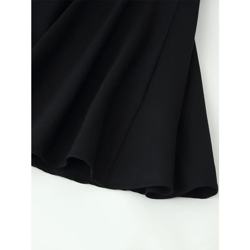 Summer Sleeveless Backless Wide Swing Midi Dresses