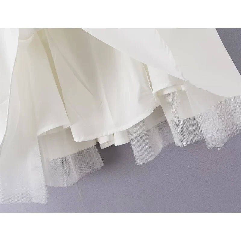 Summer White Corset Mini Dresses