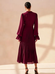 Summer Solid Color High Waist Dresses