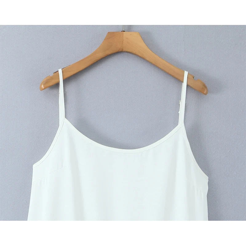 Design Irregular Hem Sling Dresses