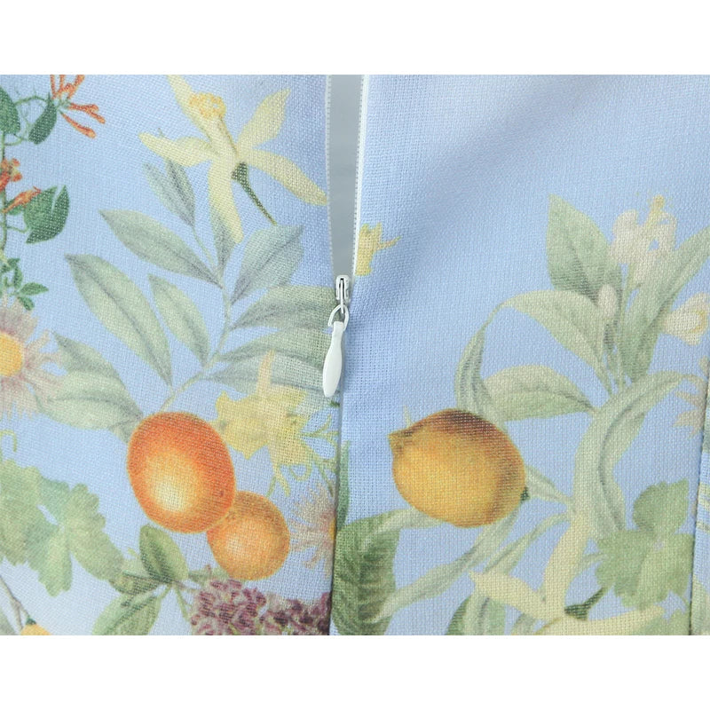 Sexy Spaghetti Straps Floral Print Boho Dresses Elegant A-line Midi Summer Vacation Dresses