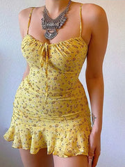 Sexy Spaghetti Strap Cutout Dresses
