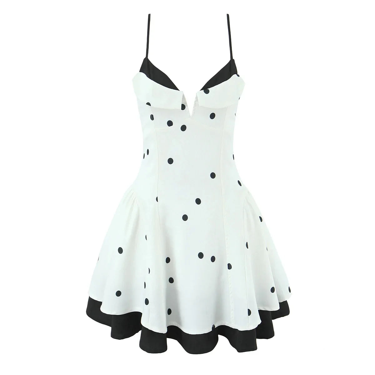 French Style Sexy Sweet Sling Polka Dot Mini Dresses