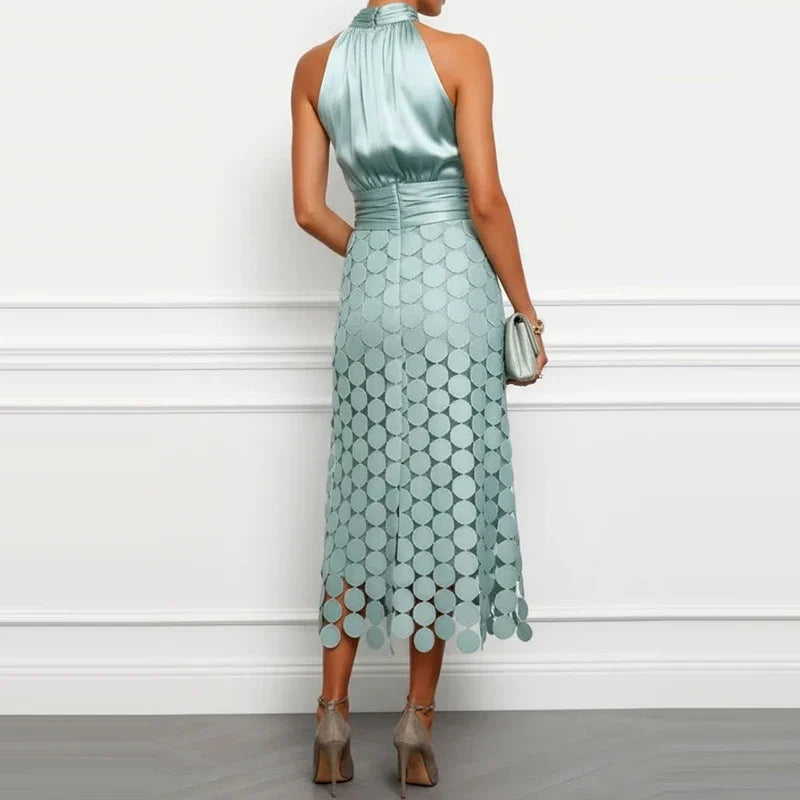 Sexy Halter High Waist Slim Prom Dresses