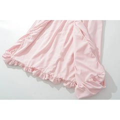 Elegant Pink White Evening Dresses
