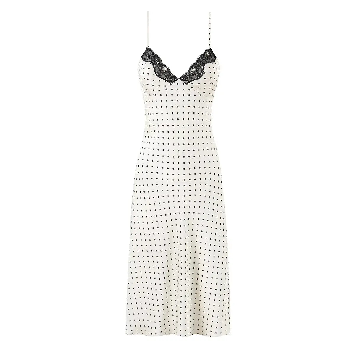 Sexy Spaghetti Straps Polka Dot Dresses