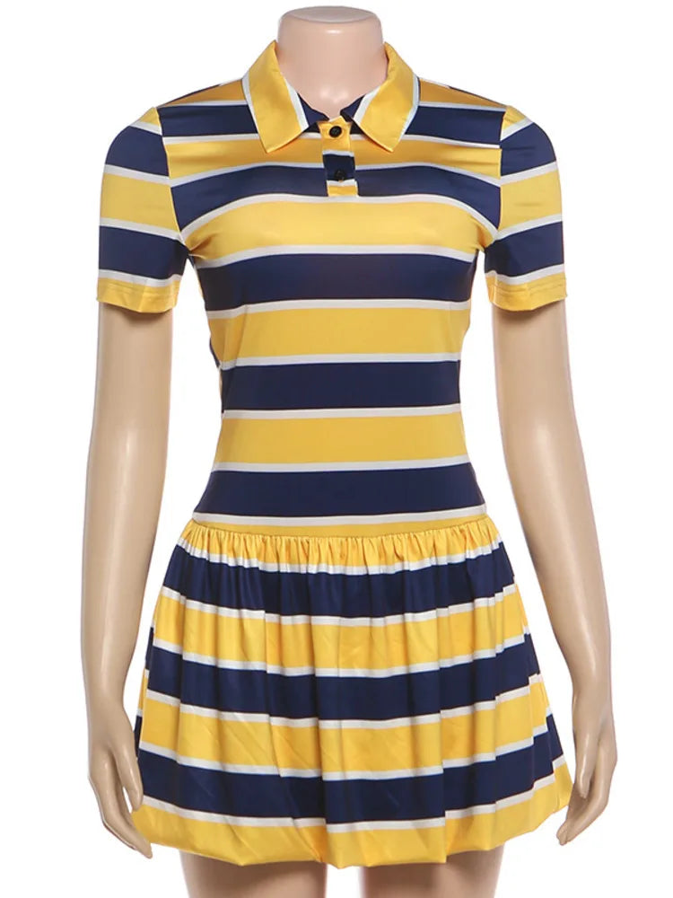 Summer Retro Stripe Dresses