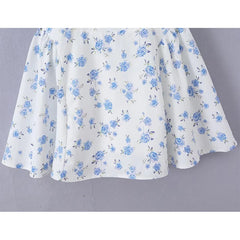 European And American Sexy Fashionable Sweet Floral Slim Sling Dresses