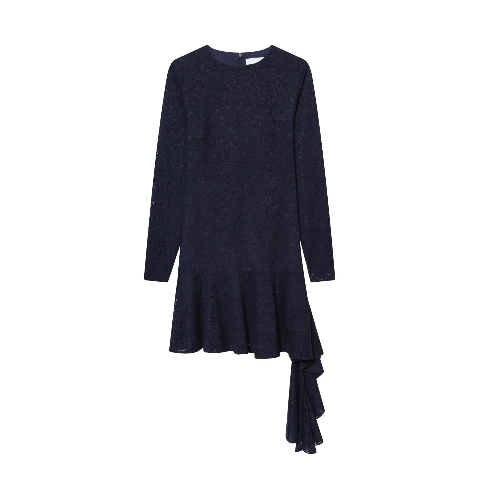 Navy Blue Lace Mini Dresses