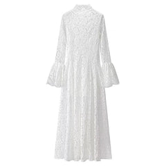 White Lace Maxi Dresses