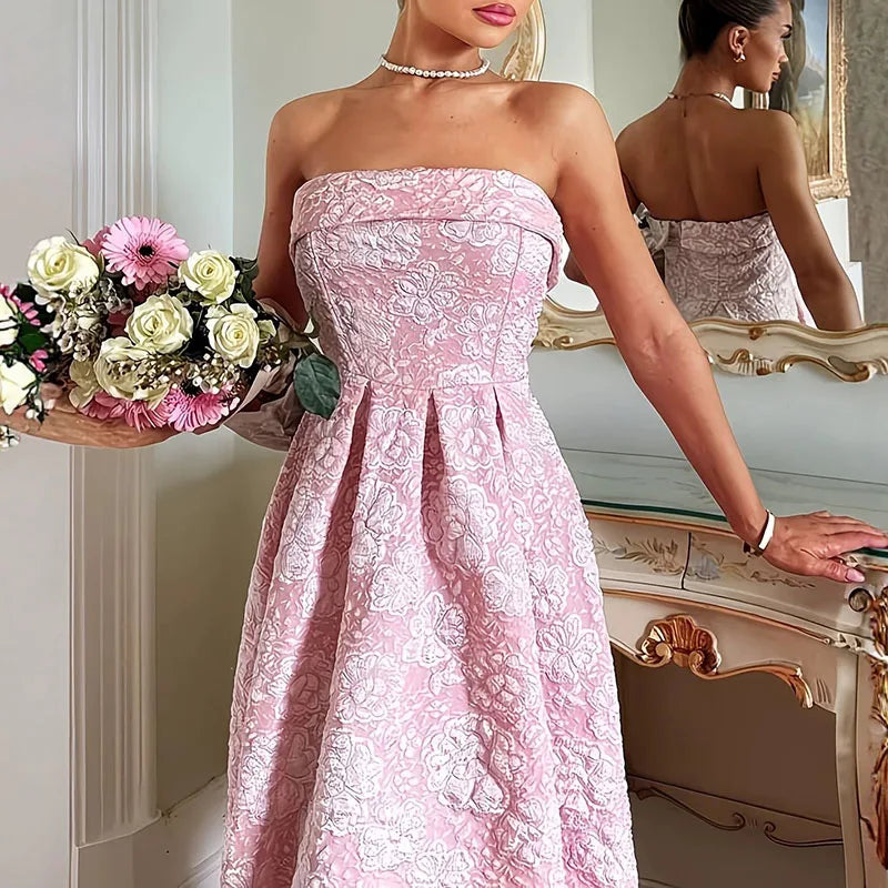 Elegant Backless Long Dresses