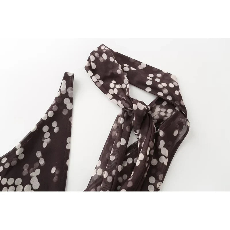 Summer Long Polka Dot Dresses