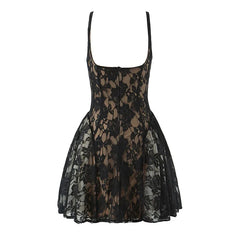 Sexy Party Sleeveless Lace Dresses