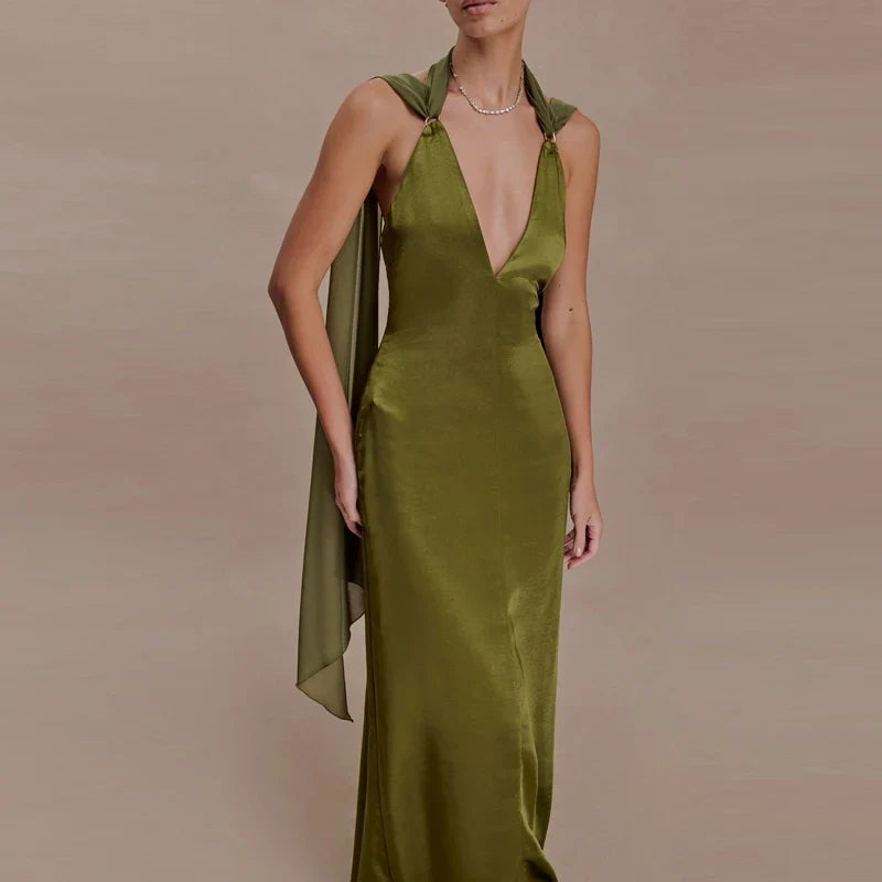 Elegant Temperament Camisole Slim Fit Guest Dresses