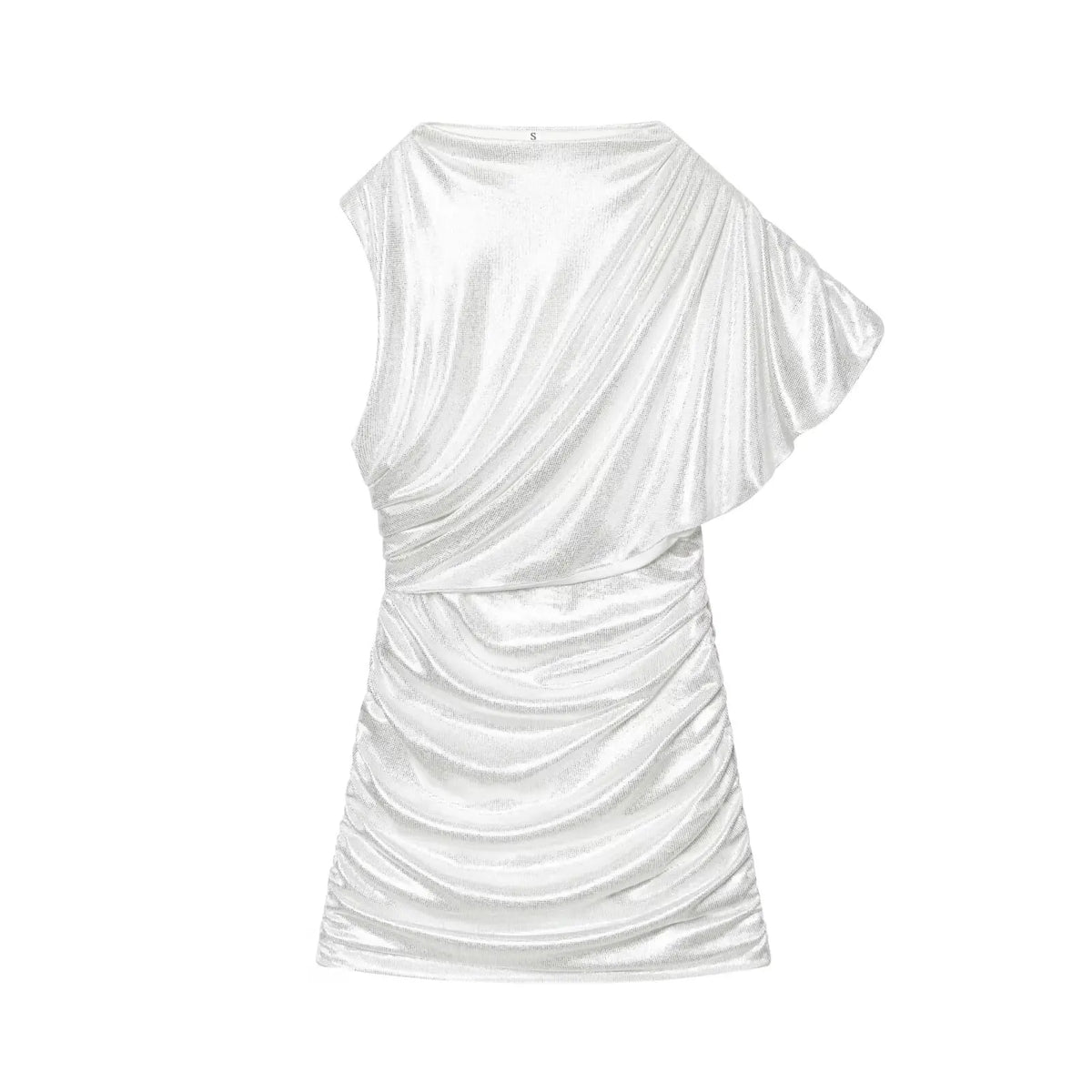 Dresses Sexy Party Vestidos Rhinestone Draped Bodycon Mini Dresses