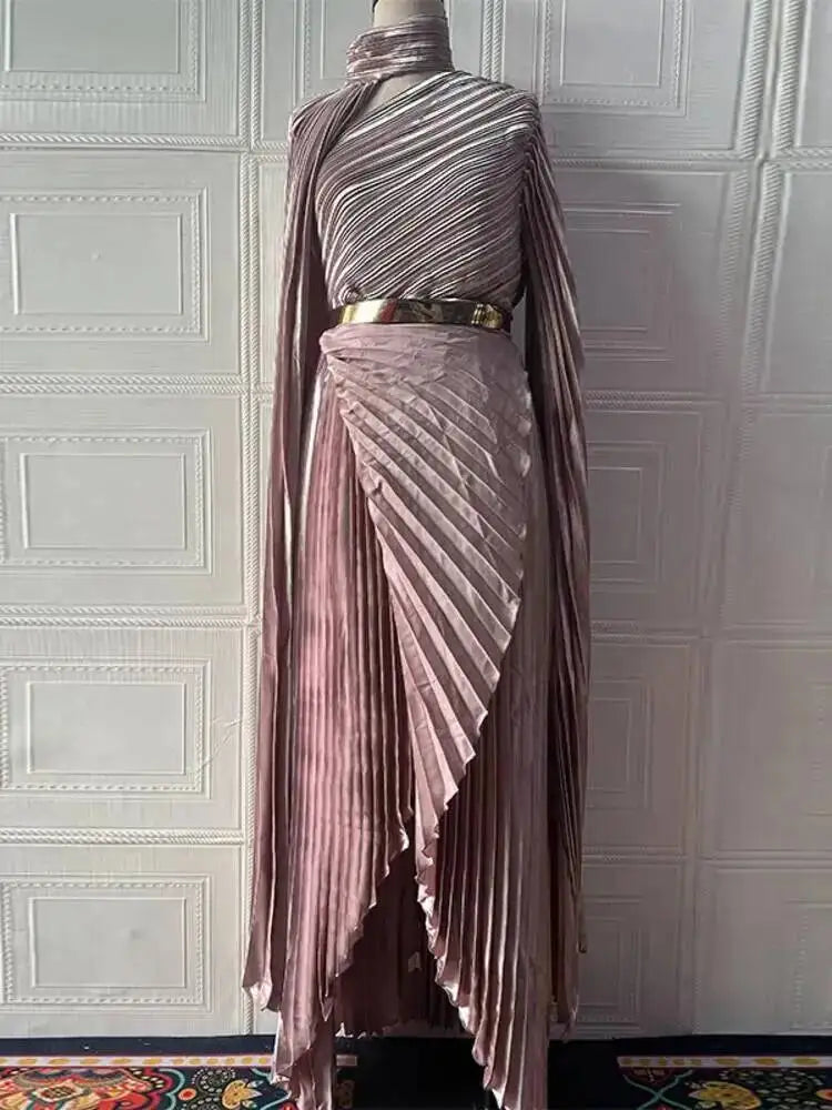 Autumn Y2k Long Shawl Split Elegant Dresses