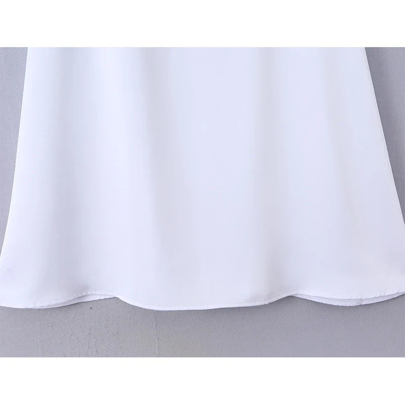 French Retro Satin Waist Cinched Long Dresses