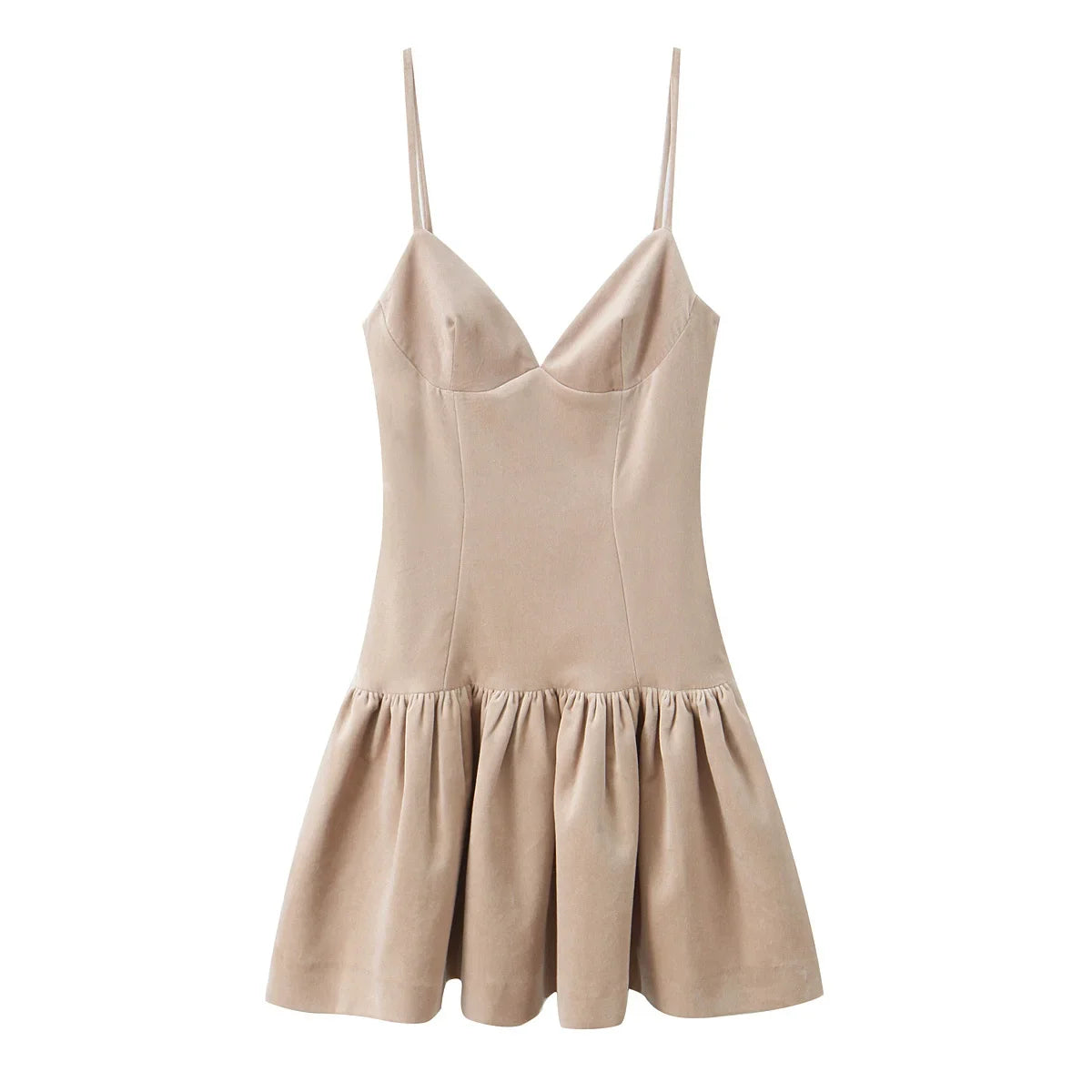 Backless Thin Straps Short Dresses