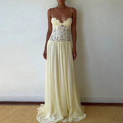 Lace Patchwork Camisole Summer Dresses