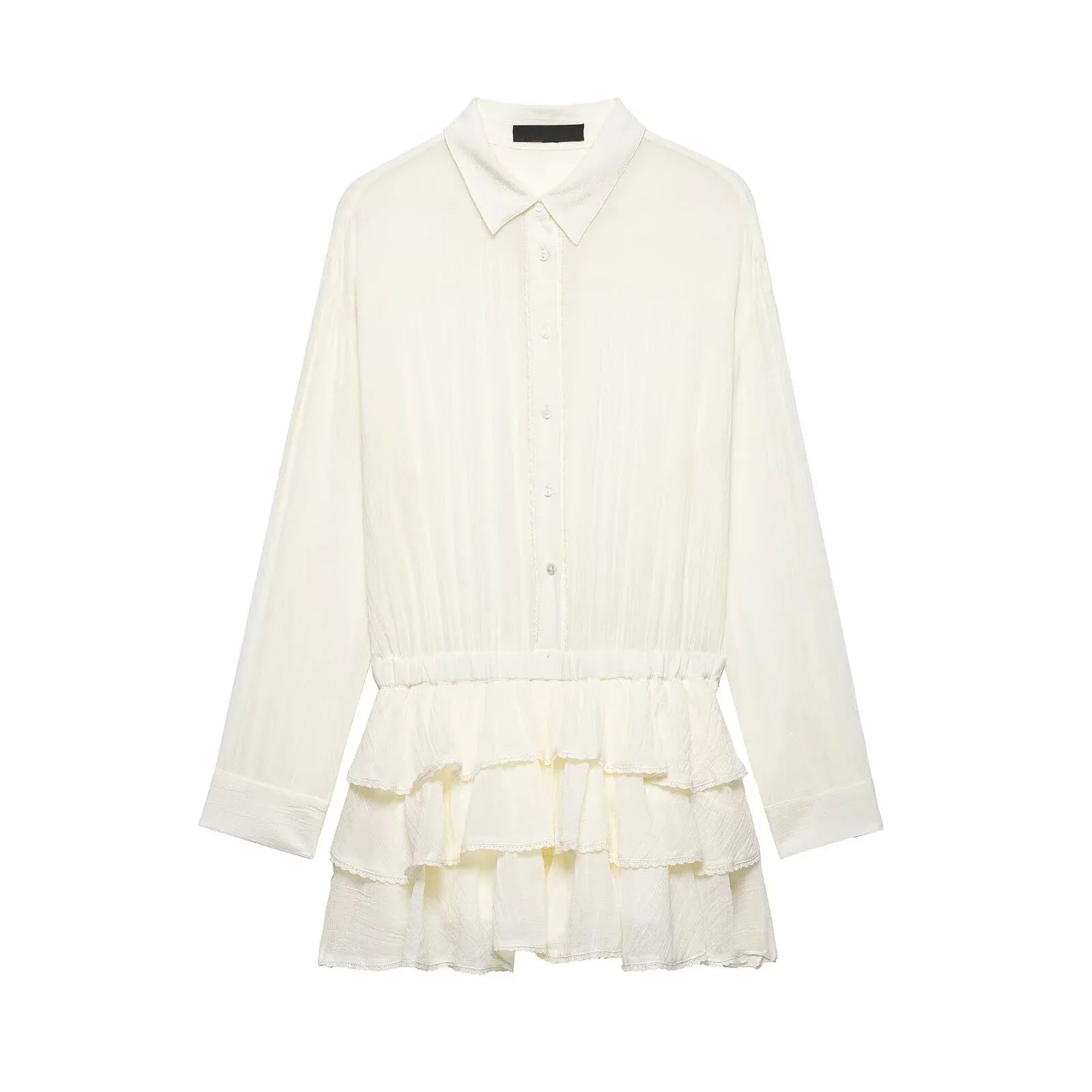 Spring Summer Long Sleeve Mini Dresses