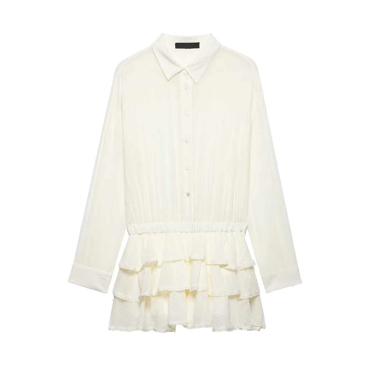 Spring Summer Long Sleeve Mini Dresses
