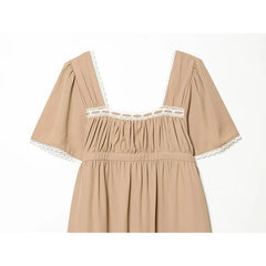 Lace Patchwork Short Dresses