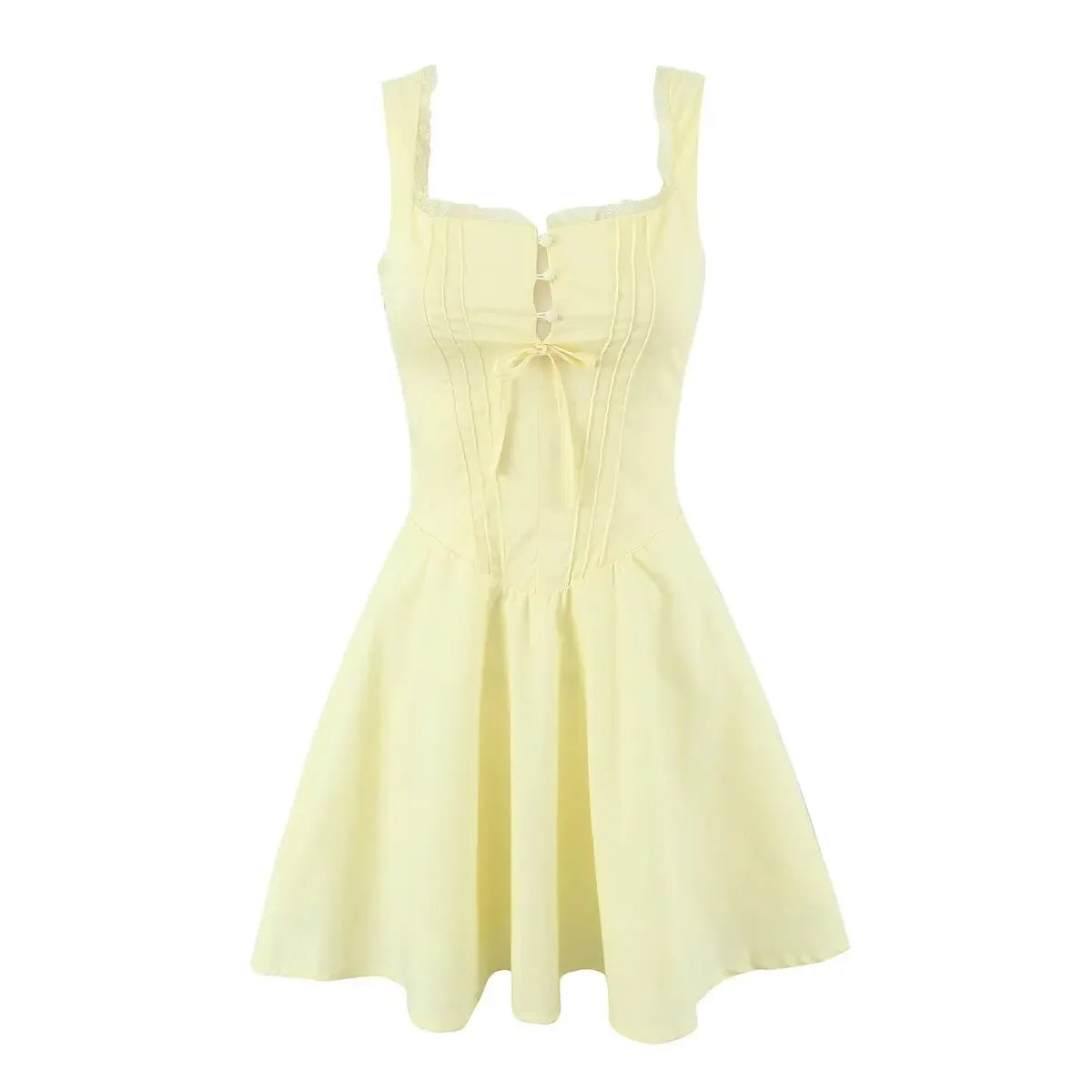 Blue Elegant Party Mini Dresses Sexy Sleeveless Low Waist A-line Summer Dresses