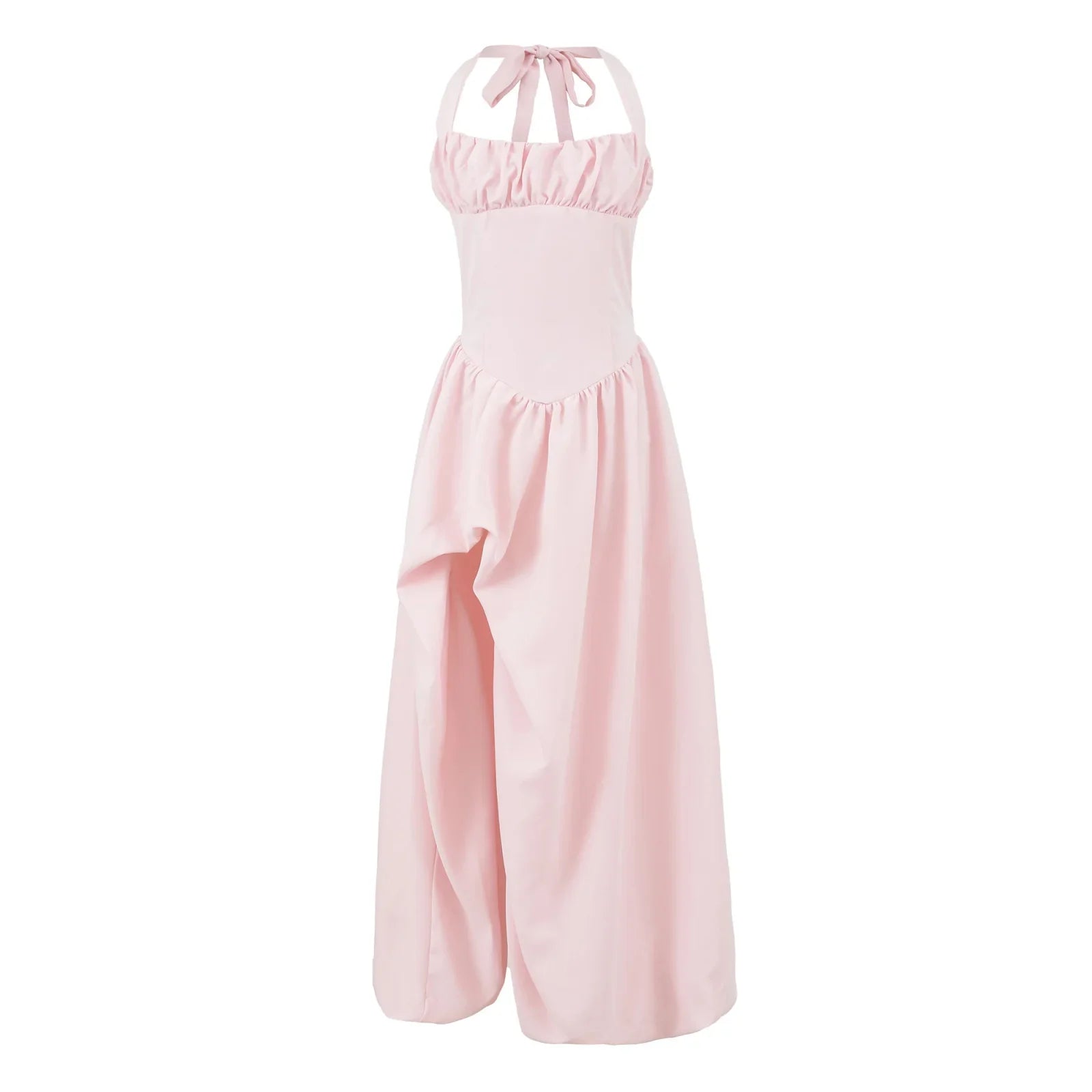 Elegant Pink White Evening Dresses