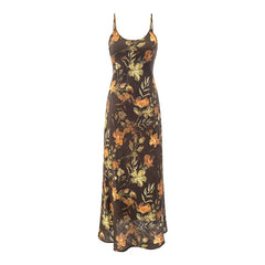 Vintage Boho Style Floral Print Dresses