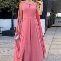 Sexy Hollow O-neck Party Long Dresses