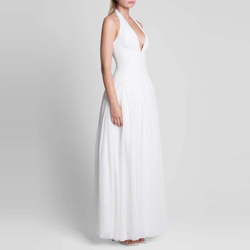 Sexy Backless Party Long Dresses