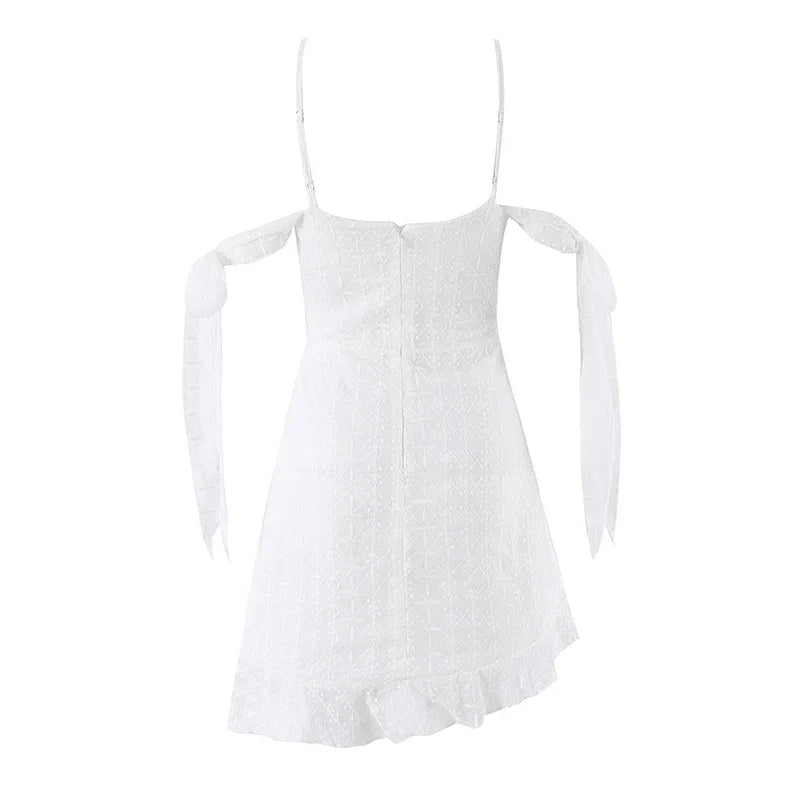 Romantic White Mini Dresses