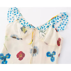 Floral Print Summer Midi Dresses