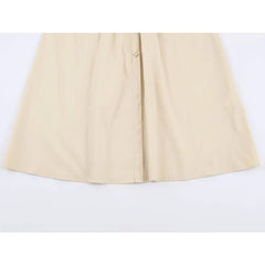 Khaki Midi Shirt Dresses