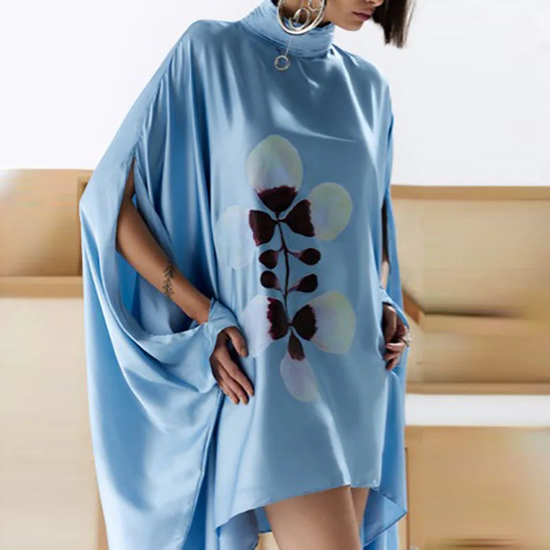 Batwing Sleeves Casual Dresses