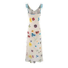 Floral Print Summer Midi Dresses