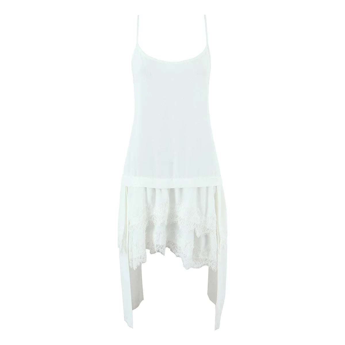 Design Irregular Hem Sling Dresses