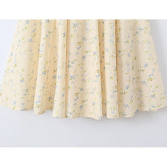Summer Floral Print Midi Dresses