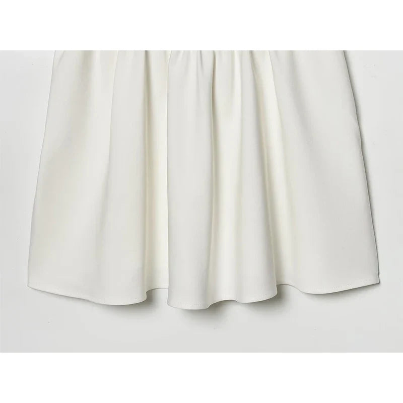 Trendy White Corset Style Dresses