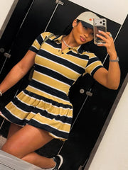 Summer Retro Stripe Dresses