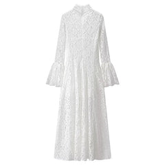 White Lace Maxi Dresses