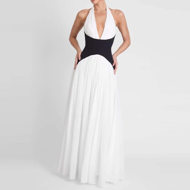 Sexy Backless Party Long Dresses