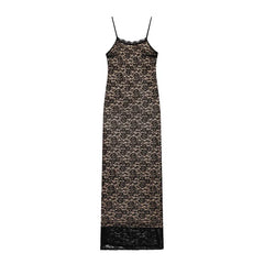 European And American Lace Sling Sexy Dresses