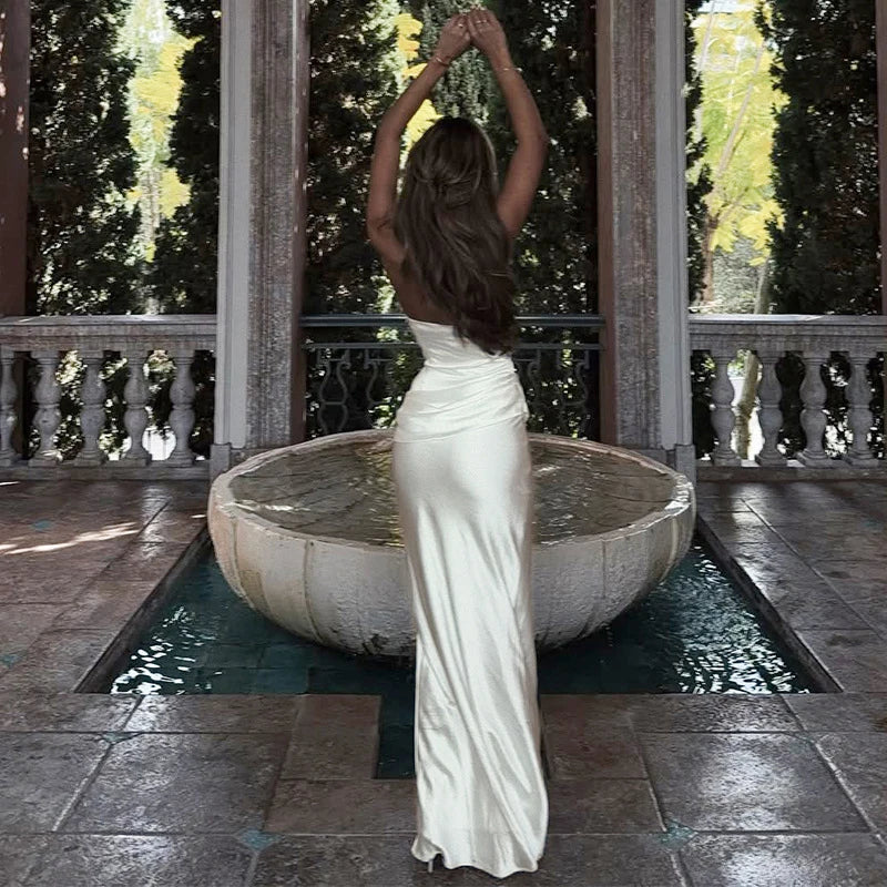 Solid Color Long Dresses