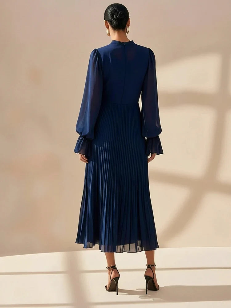 Summer Solid Color High Waist Dresses