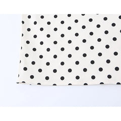 White Polka Dot Spaghetti Strap Midi Dresses
