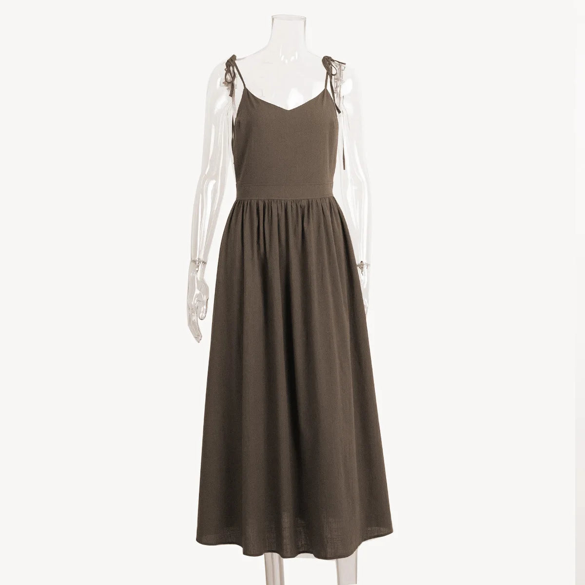 Sexy V-neck Strap Backless Dresses