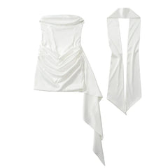 Bandage Back Sexy Elegant Strapless Corset Dresses